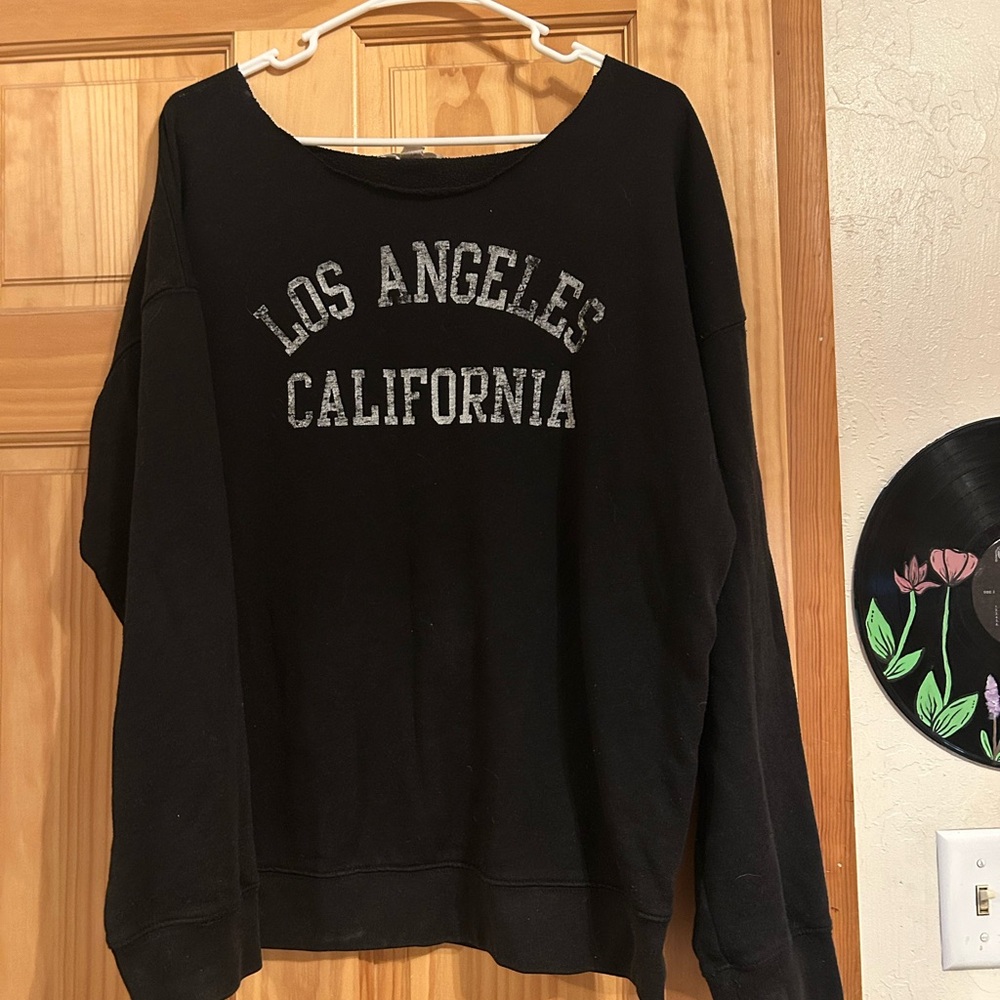 Black Aeropostale Los Angeles California Sweatshirt